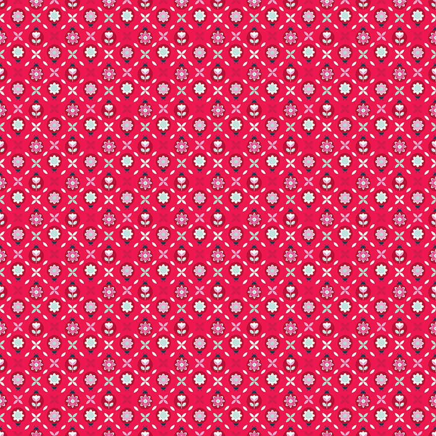 Chasing Rainbows Cute as a Bug Fruit Punch (1/2 Yard)