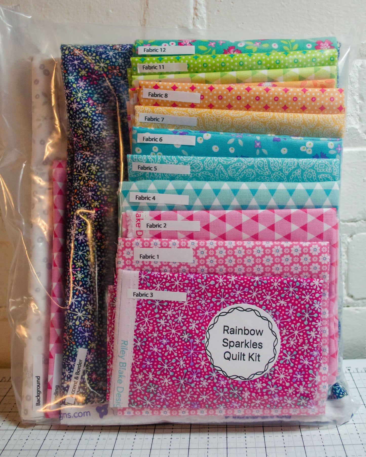 Rainbow Sparkles Vibrance Quilt Kit