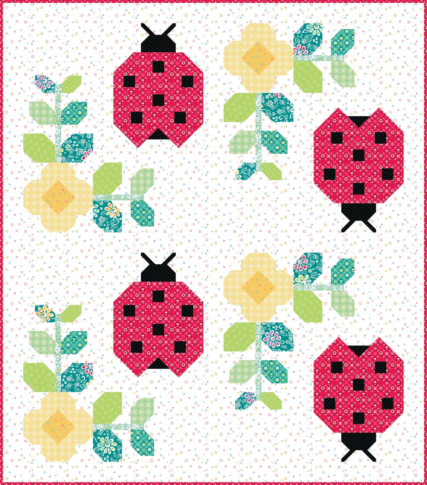 Lady Lola Chasing Rainbows Baby Quilt Kit