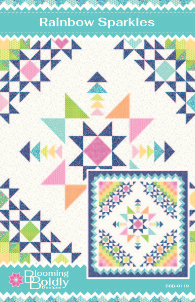 Rainbow Sparkles Quilt Pattern