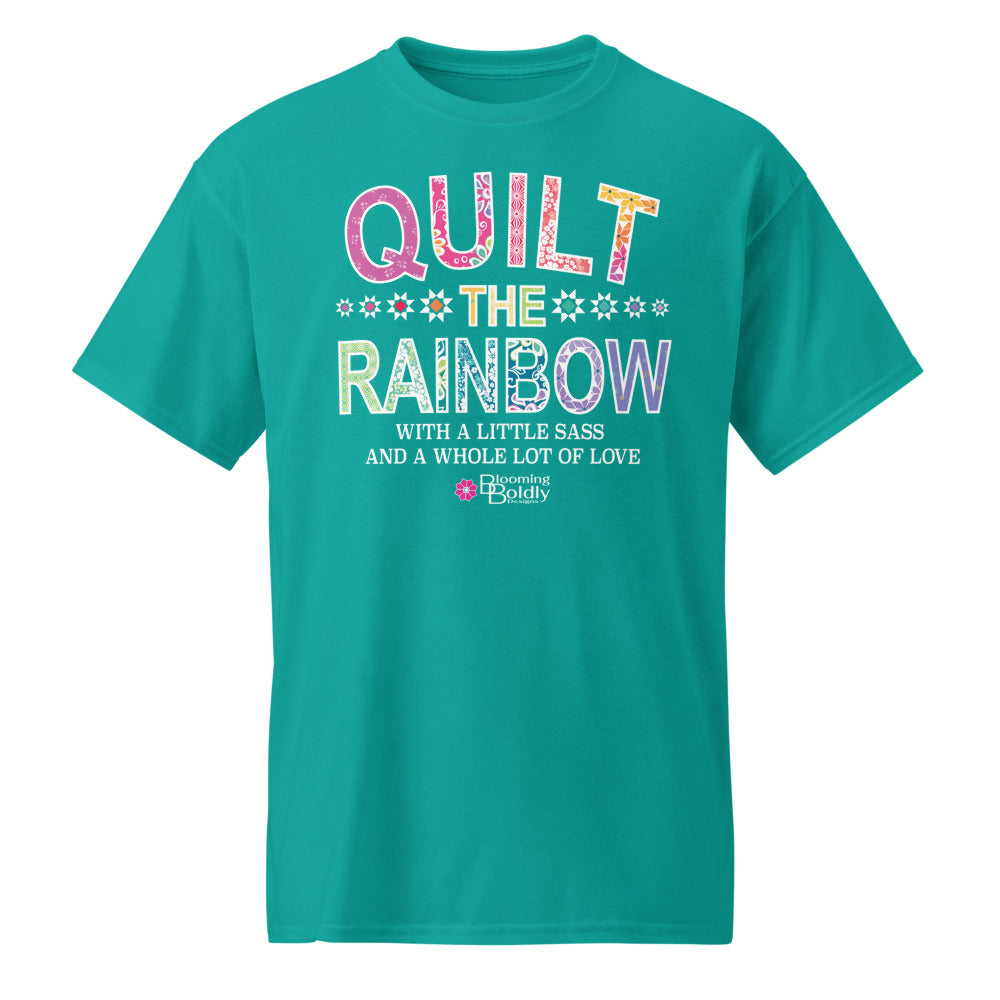 Quilt the Rainbow T-shirt Jade