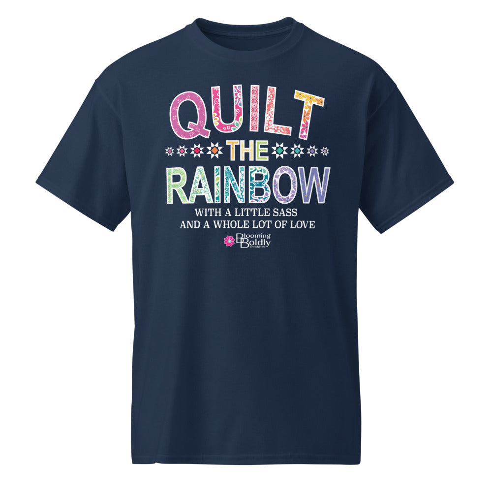 Quilt the Rainbow T-shirt Navy