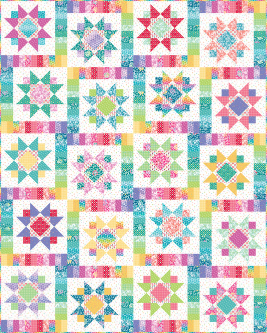 Aurelia Chasing Rainbows Quilt Kit