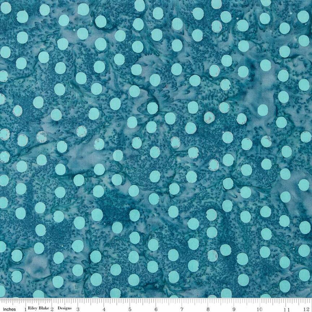 Batik Polka Pop Calypso Yardage (1/2 Yard)