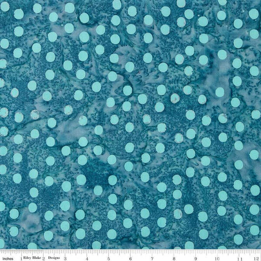 Batik Polka Pop Calypso Yardage (1/2 Yard)
