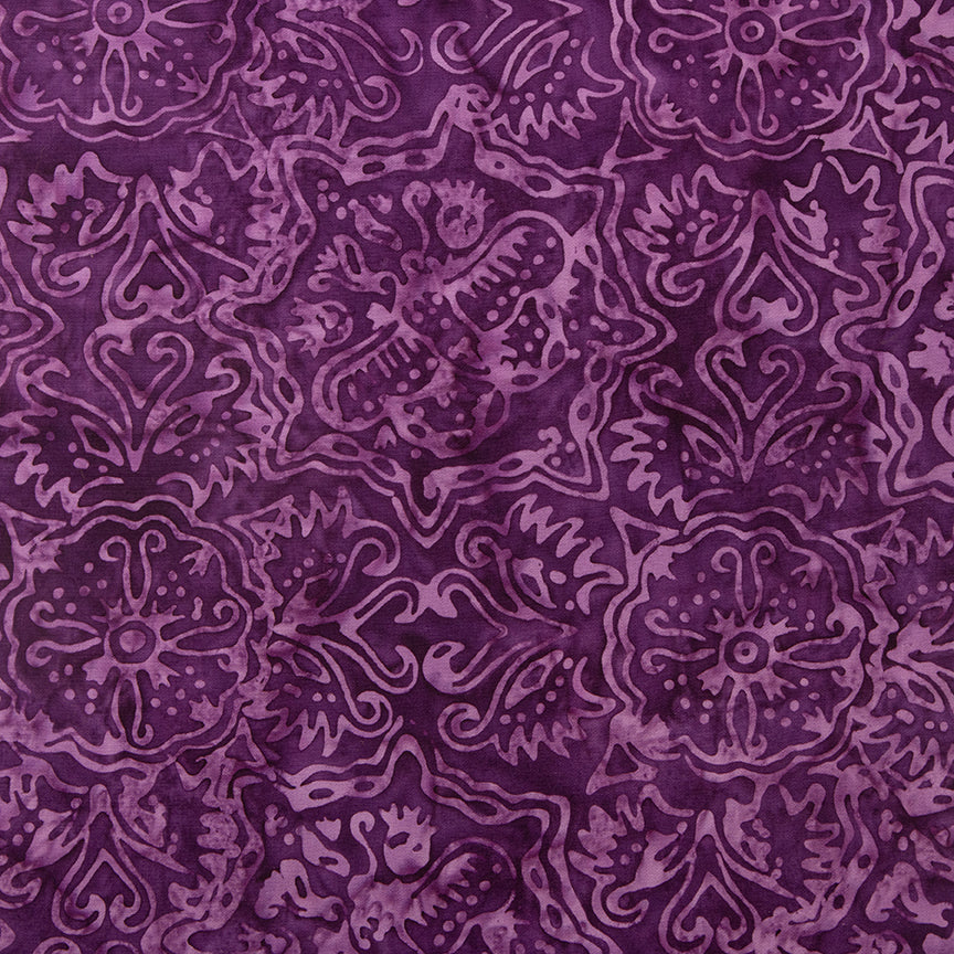 Batik Rainbow Brights Razzmic Berry Yardage (1/2 Yard)