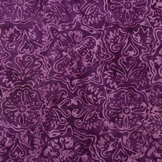 Batik Rainbow Brights Razzmic Berry Yardage (1/2 Yard)