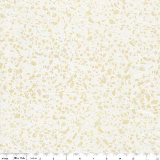 Batik Terrazzo Buttermilk Yardage (1/2 Yard)