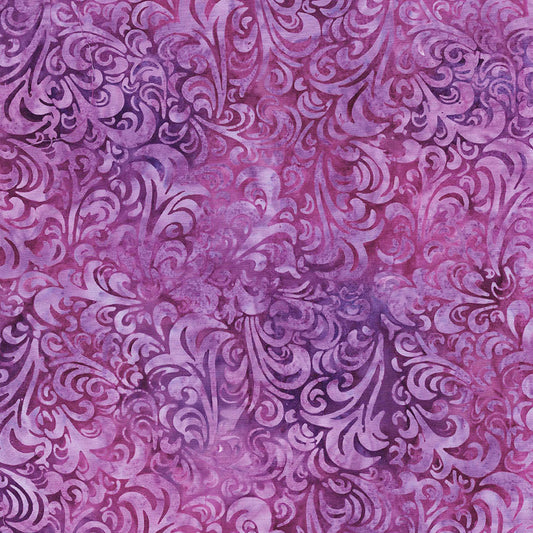 Batik Twirl & Swirl Razzmic Berry Yardage (1/2 Yard)
