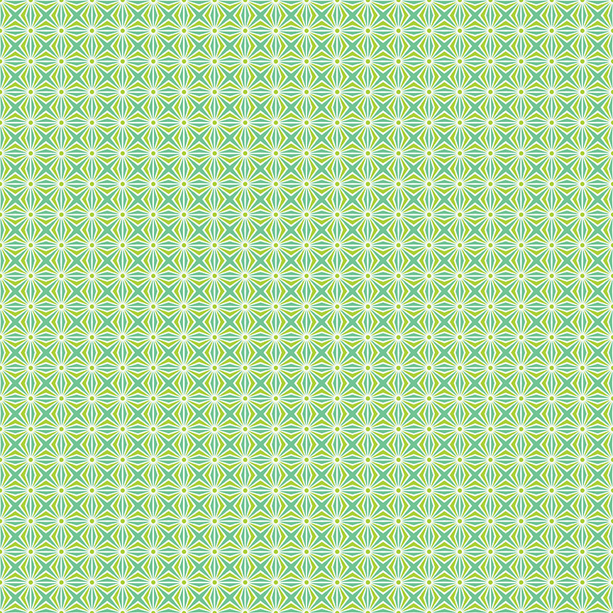 Chasing Rainbows Interlink Green (1/2 Yard)