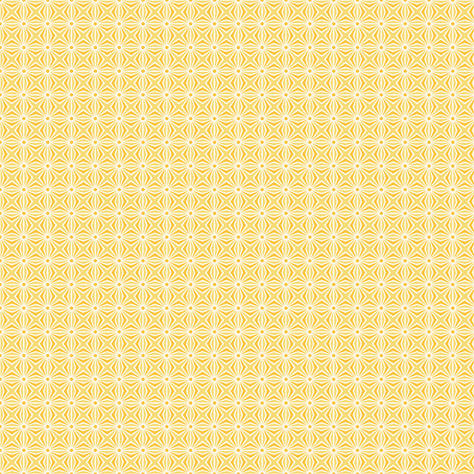 Chasing Rainbows Interlink Yellow (1/2 Yard)