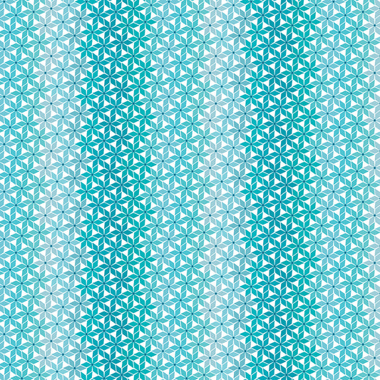 Chasing Rainbows Stellar Weave Aqua (1/2 Yard)