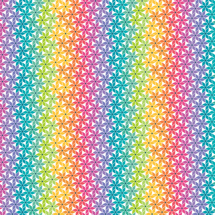 Chasing Rainbows Stellar Weave Rainbow (1/2 Yard)