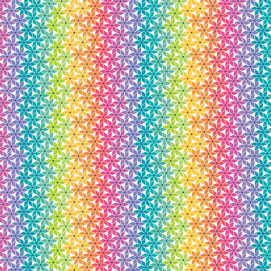 Chasing Rainbows Stellar Weave Rainbow (1/2 Yard)