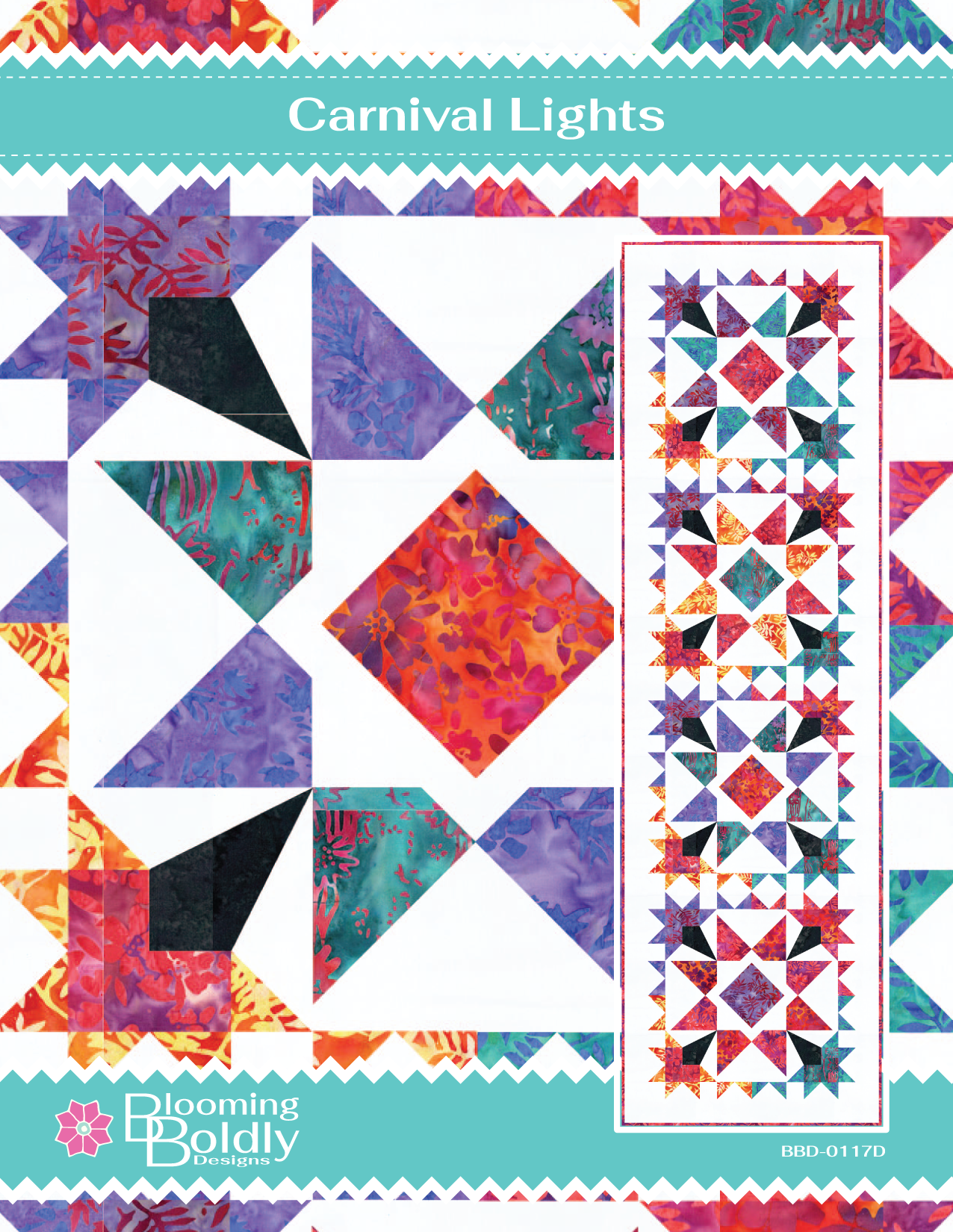 Digital Download - Carnival Lights Bed Runner Pattern