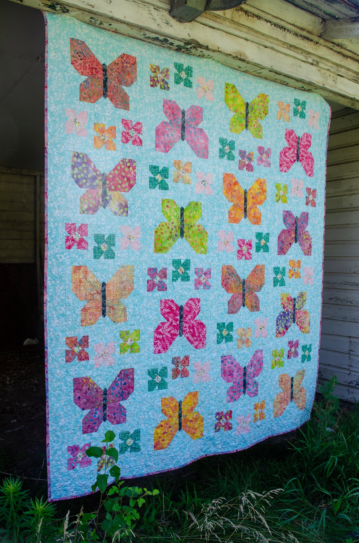 Flutterby Pattern Flutterby Quilt Pattern – Blooming Boldly Designs