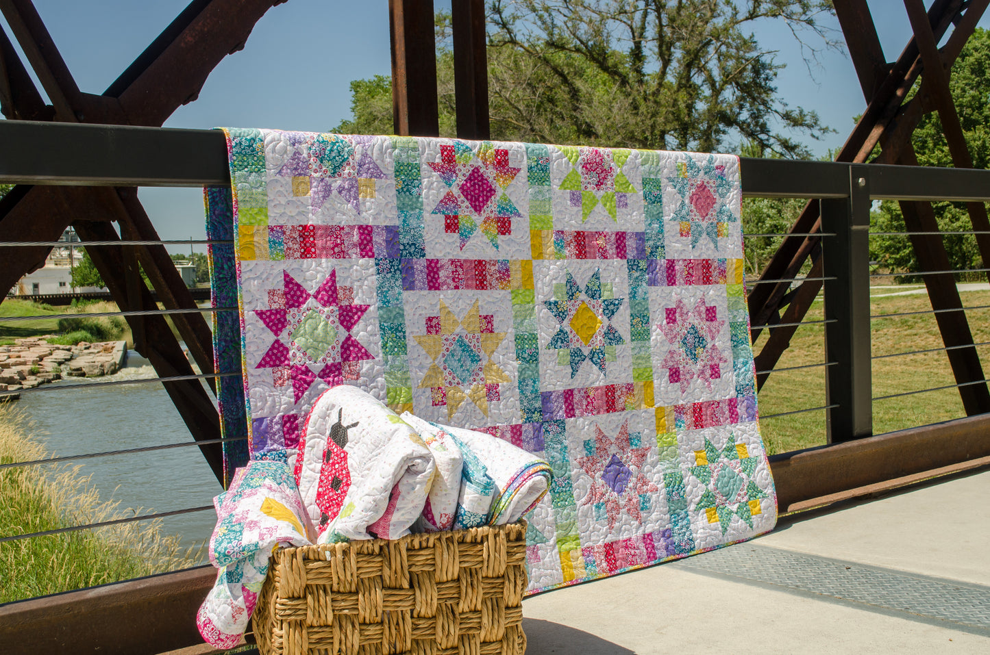 Aurelia Chasing Rainbows Quilt Kit
