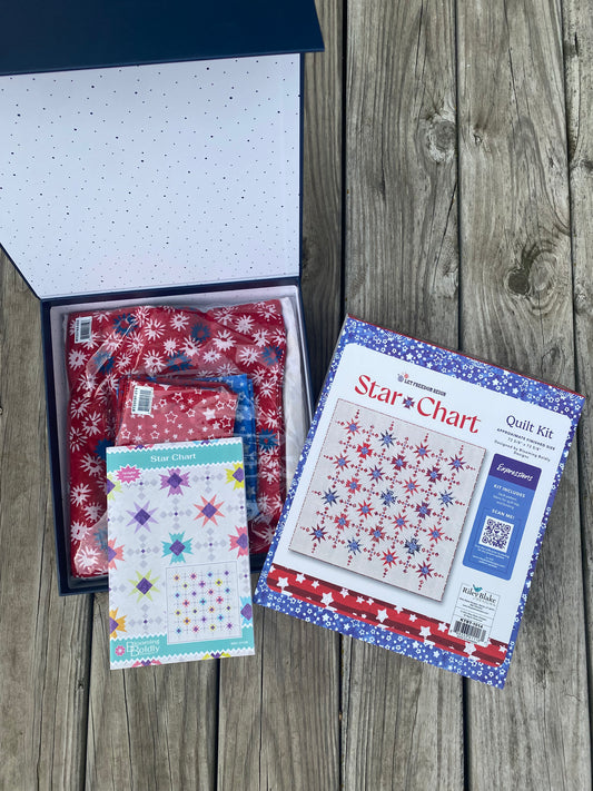 Expressions Batiks Star Chart Quilt Kit