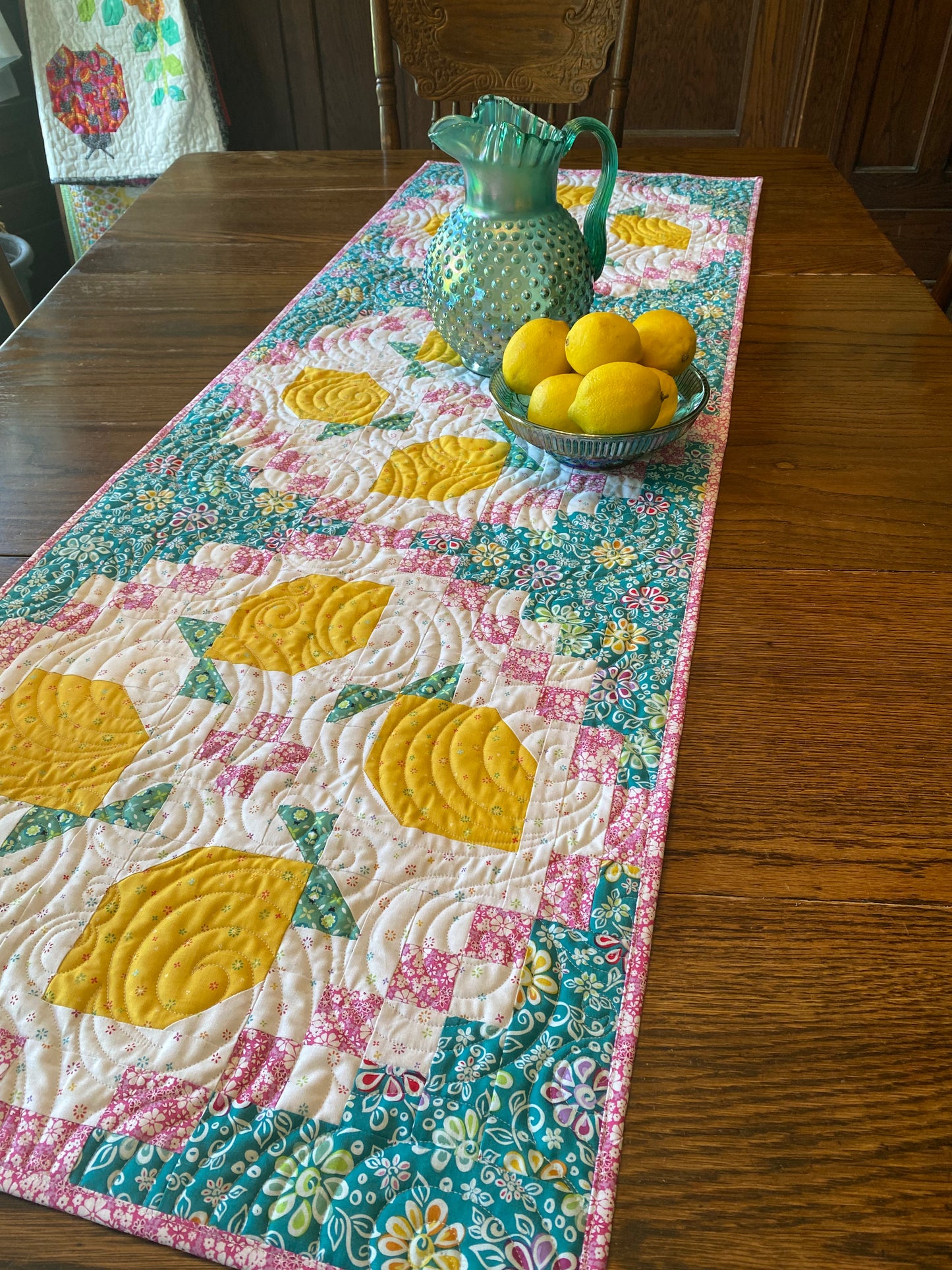 Strawberry Lemonade Chasing Rainbows Table Runner Kit