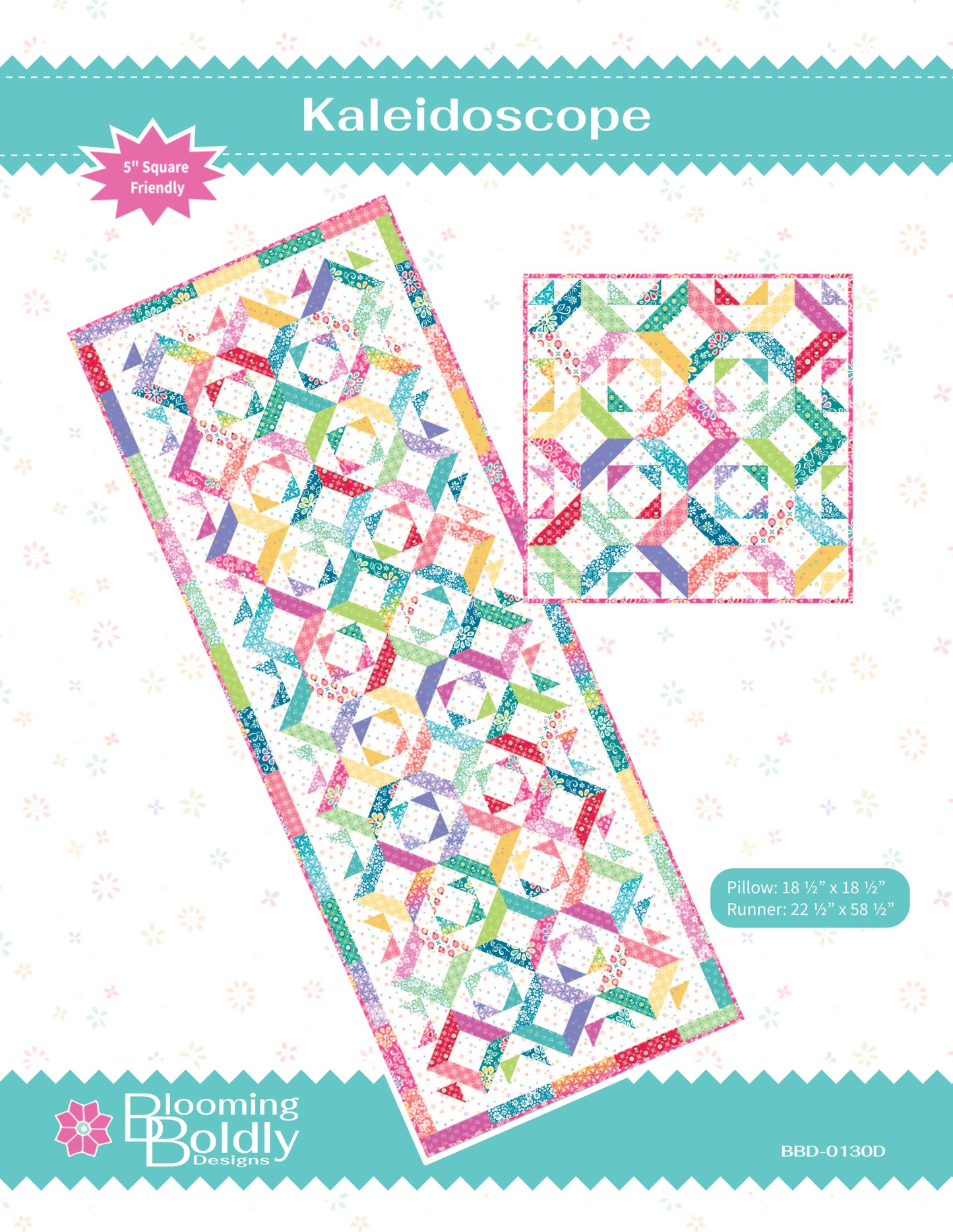 Digital Download - Kaleidoscope Runner and Pillow Pattern