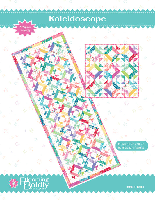 Digital Download - Kaleidoscope Runner and Pillow Pattern