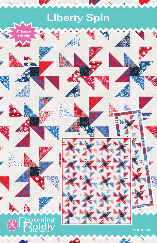 Liberty Spin Quilt & Runner Pattern