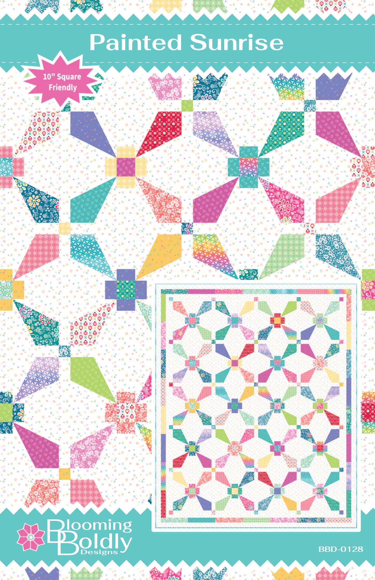 Painted Sunrise Quilt Pattern