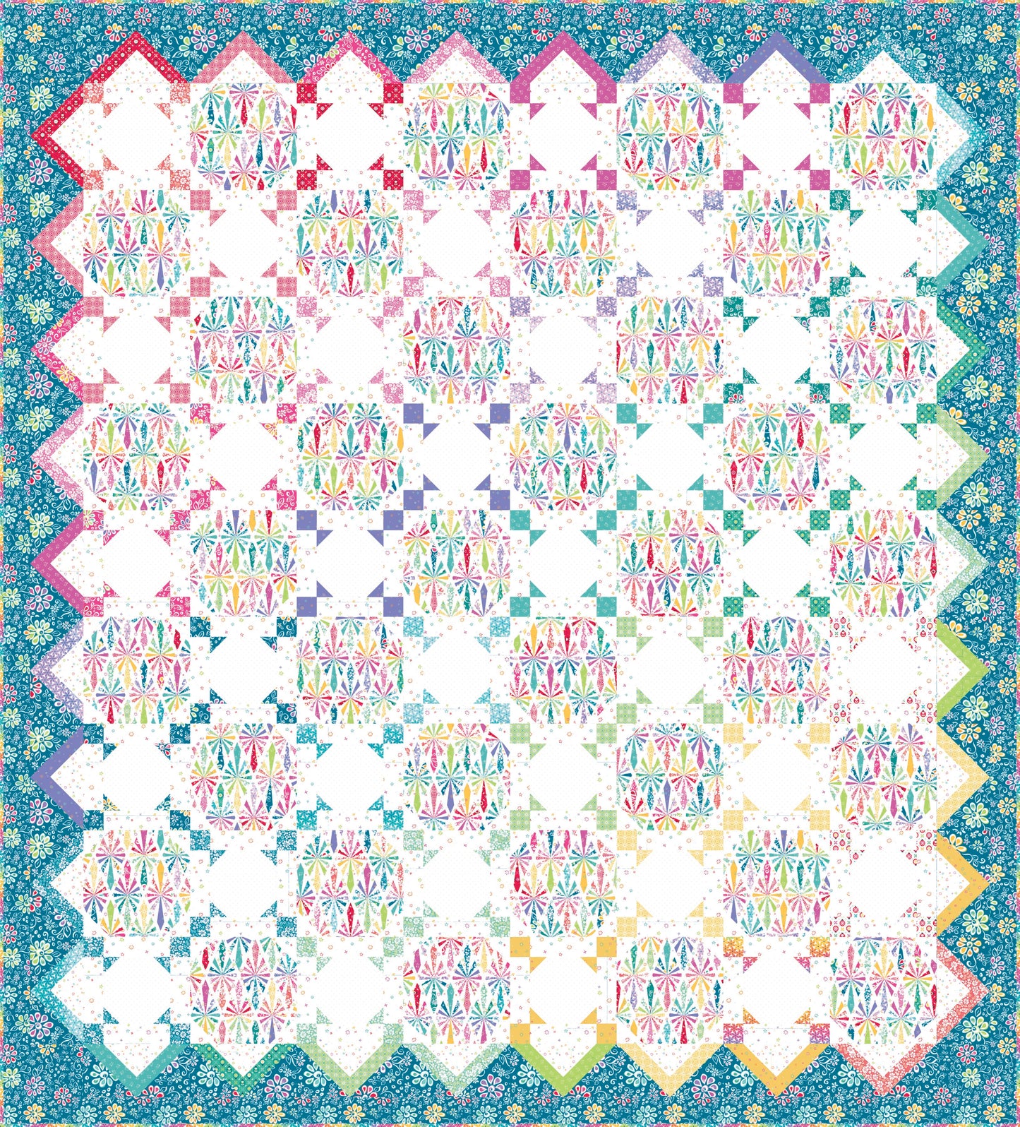 Shimmer & Shine Chasing Rainbows Quilt Kit