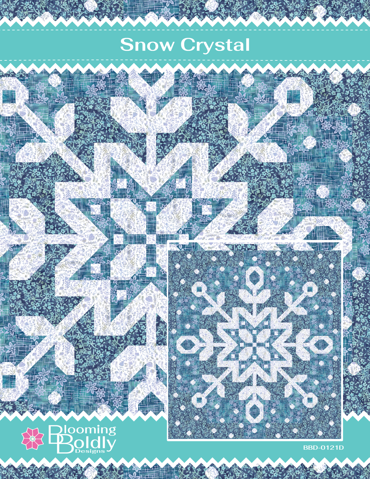 Digital Download - Snow Crystal Quilt Pattern
