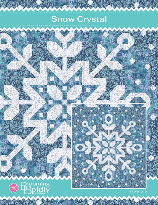Digital Download - Snow Crystal Quilt Pattern