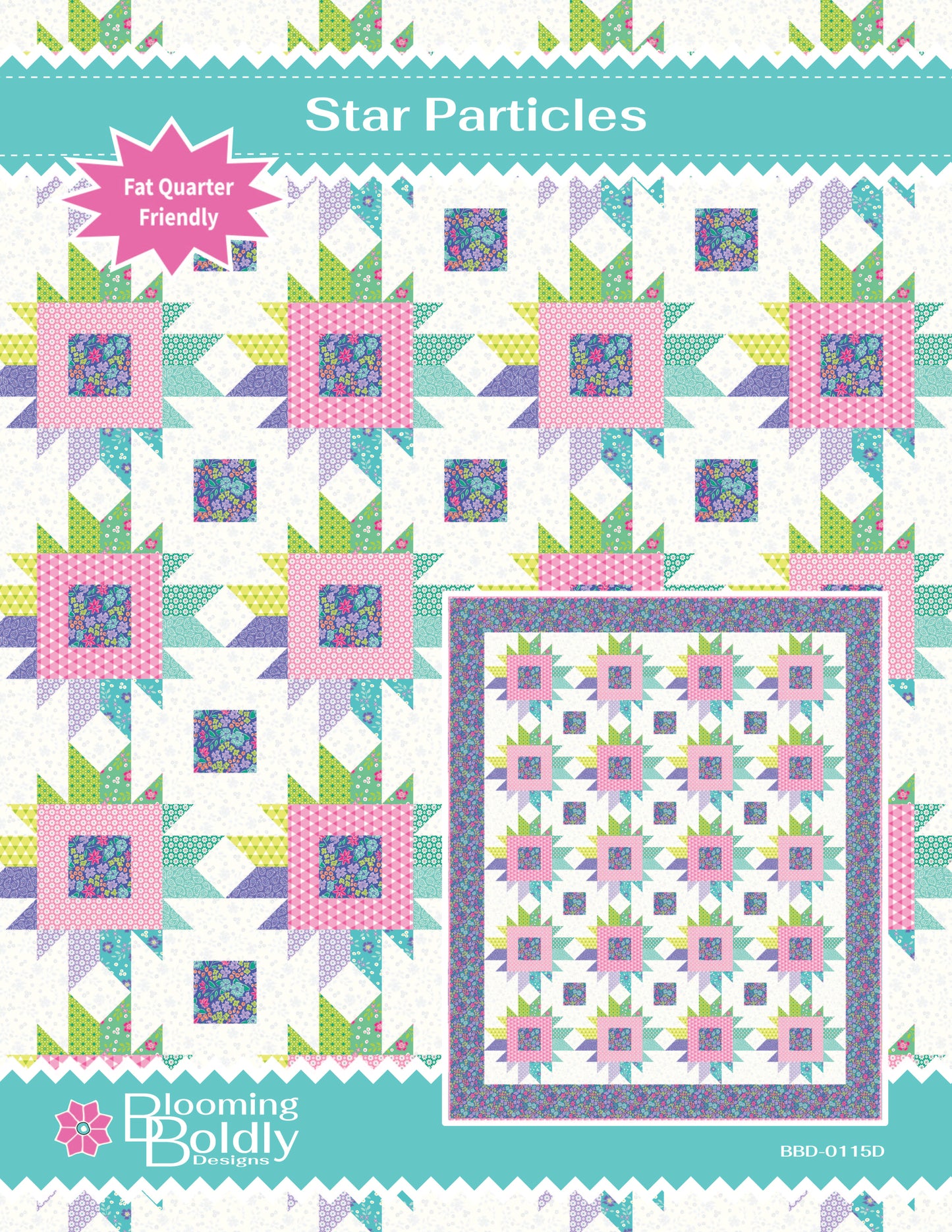 Digital Download - Star Particles Quilt Pattern