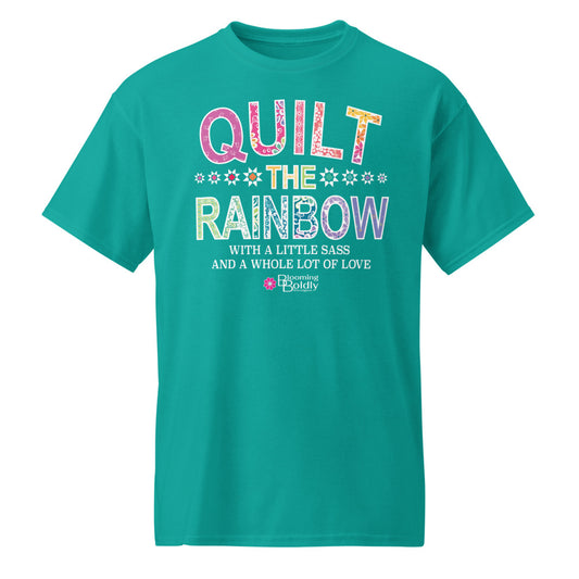 Quilt the Rainbow T-shirt Jade