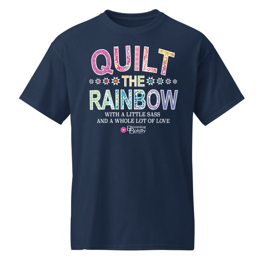 Quilt the Rainbow T-shirt Navy